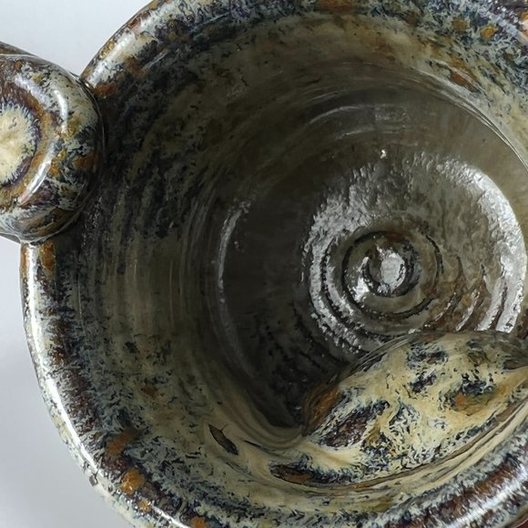 Train Leadville Colorado Coffee Cup Mug Studio Art Pottery Stoneware - Picture 6 of 10